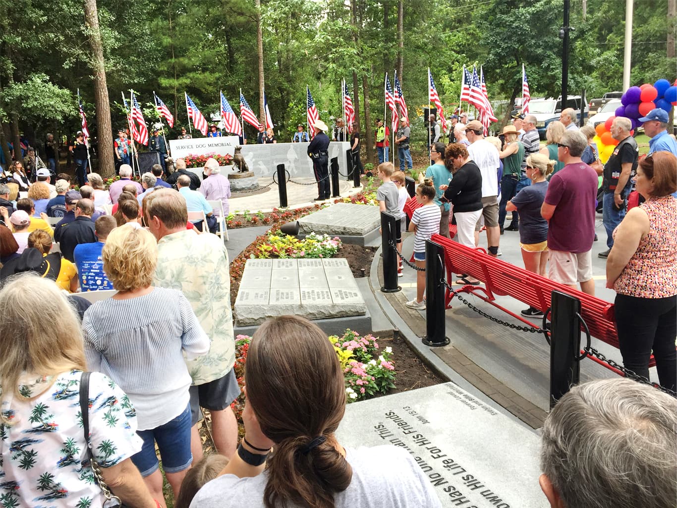 Service Dog Memorial at Cy-Champ Park-6 Service Dog Memorial at Cy-Champ Park-6